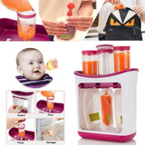Homemade Baby Food Pouches Station