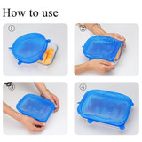 Zero Waste Reusable Lids - 6 Piece Set