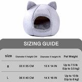 Cozy Plush Cat Cave