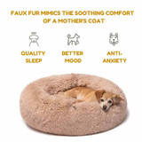 Fluffy Calming Orthopedic Dog Bed