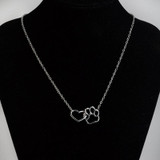 Heart and Paw Necklace