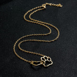 Heart and Paw Necklace