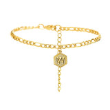 Initial Ankle Bracelet