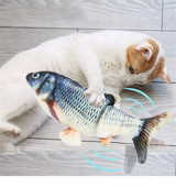 SAINT N MIKE Electric Moving Fish Cat Toy