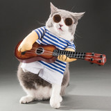 Funny Guitar Player Cosplay Pet Costume