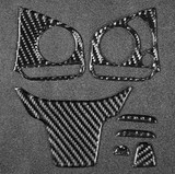 Carbon Fiber Steering Wheel Trim Cover 2016+ Honda Civic