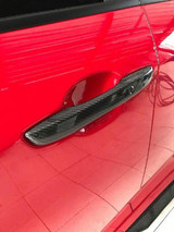 4PCS Carbon Fiber Door Handle Cover 2016+ Honda Civic Sedan