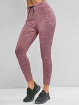 Drawstring Heather Skinny Leggings