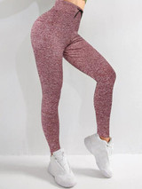 Drawstring Heather Skinny Leggings