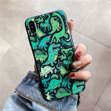 Cute Dinosaur Patterned Phone Case For iPhones