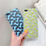 Cute Dinosaur Patterned Phone Case For iPhones