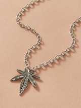 1pc Maple Leaf Charm Necklace