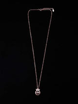1pc Rhinestone Decor Pendant Necklace