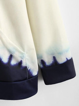 Dip Dye Kangaroo Pocket Drawstring Hoodie Dip Dye Kangaroo Pocket Drawstring Hoodie