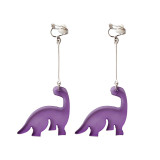 Purple Dinosaur Earrings Purple Dinosaur Earrings