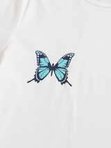 Plus Butterfly Print Top & Leopard Shorts PJ Set