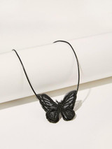 Butterfly Decor Choker 1pc