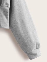 Drop Shoulder Drawstring Hoodie