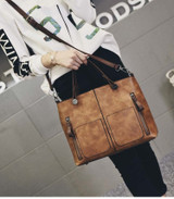 Vintage Shoulder Bag Female Causal Totes