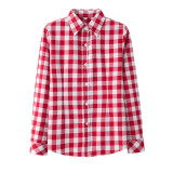 Plus Size Blouses Women Plaid Shirt Checks Flannel Shirts