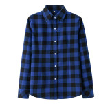 Plus Size Blouses Women Plaid Shirt Checks Flannel Shirts