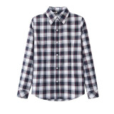 Plus Size Blouses Women Plaid Shirt Checks Flannel Shirts