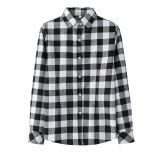 Plus Size Blouses Women Plaid Shirt Checks Flannel Shirts