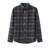 Plus Size Blouses Women Plaid Shirt Checks Flannel Shirts