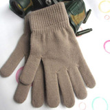 Knitted Full Fingered Winter Gloves