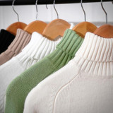 Women Turtle Neck Knitted Sweater