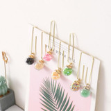 5pcs Box Glass Ball Paper Clips