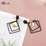 Vintage Acrylic Statement Drop Earrings for Women Fashion Jewelry