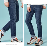Men Slim Fit Pants Demin Jeans