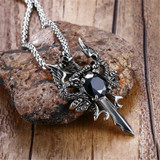 Medieval Dragon Necklace