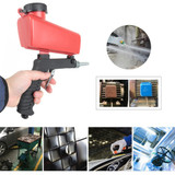 90psi Portable Gravity Sandblasting Gun Pneumatic Small Sand Blasting Machine Adjustable