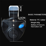 FISH KING 1pcs 40g Fishing Electronic LED Light Fish Bite Sound Alarm