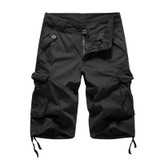 Army Camouflage Shorts Men Cotton Loose Work Casual Short Pants