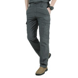Quick Dry Casual Pants Summer Army Military Style Trousers Men's Tactical Cargo Pants