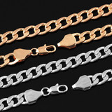 Luxury Filled Curb Cuban Link Gold Necklace Jewelry Chain Luxury Filled Curb Cuban Link Gold Necklace Jewelry Chain