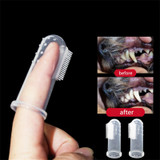 Super Soft Pet Finger Toothbrush Teddy Dog Brush