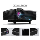 Mini Portable LCD Projector HDMI USB VGA AV SD Multimedia Interfaces Max 1080P