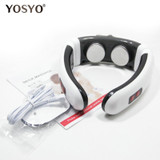 Electric Pulse Back and Neck Massager Far Infrared Heating Pain Relief Tool