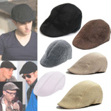 Duckbill Caps Men Women Driving Sun Flat Cabbie Hat
