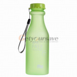 Candy Colors Unbreakable Frosted Leak-proof Plastic kettle 550mL BPA Free Portable Water Bottle