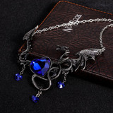 European Fashion Vintage Dragon Pendant Men / Women Necklace