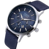 Mens Watches NORTH Brand Luxury Casual Military Quartz Sports Wristwatch Leather Strap