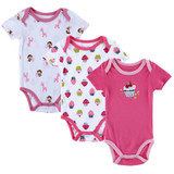 BABY BODYSUITS 3PCS 100%Cotton Infant Body Short Sleeve Clothing Similar Jumpsuit Printed Baby Boy Girl Bodysuits