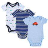 BABY BODYSUITS 3PCS 100%Cotton Infant Body Short Sleeve Clothing Similar Jumpsuit Printed Baby Boy Girl Bodysuits