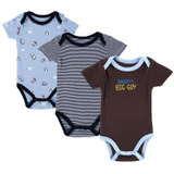 BABY BODYSUITS 3PCS 100%Cotton Infant Body Short Sleeve Clothing Similar Jumpsuit Printed Baby Boy Girl Bodysuits