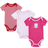 BABY BODYSUITS 3PCS 100%Cotton Infant Body Short Sleeve Clothing Similar Jumpsuit Printed Baby Boy Girl Bodysuits